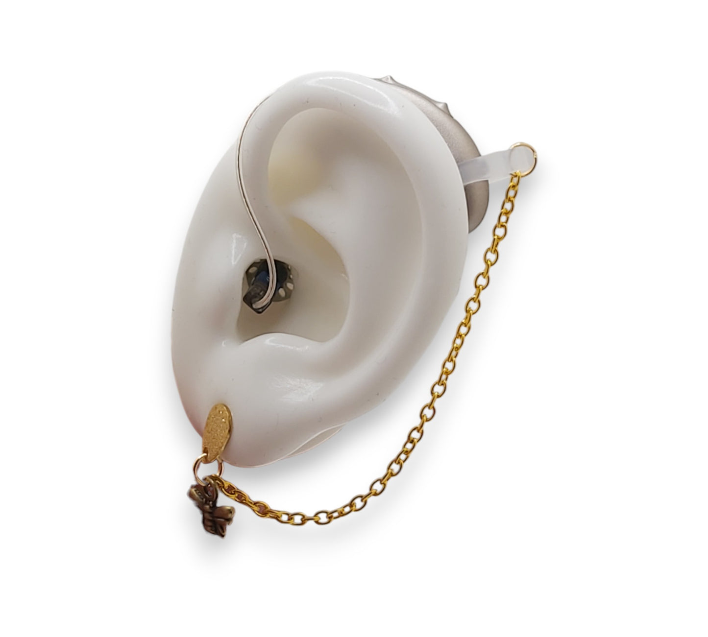 Gouden bijenoorbellen voor gehoorapparaten