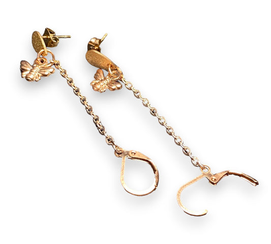 Rose Gold Bee EarLinks