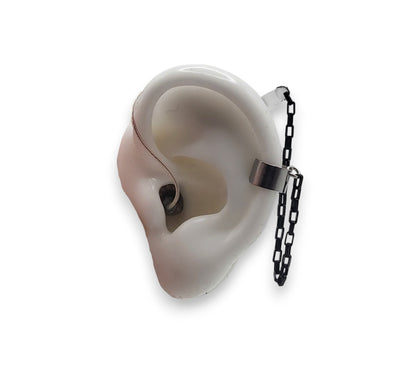 Zwarte kabelketting EarLinks - Hoortoestellen