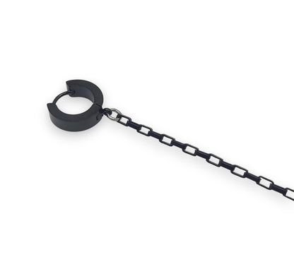 Black Cable Chain EarLinks - Hearing Aids