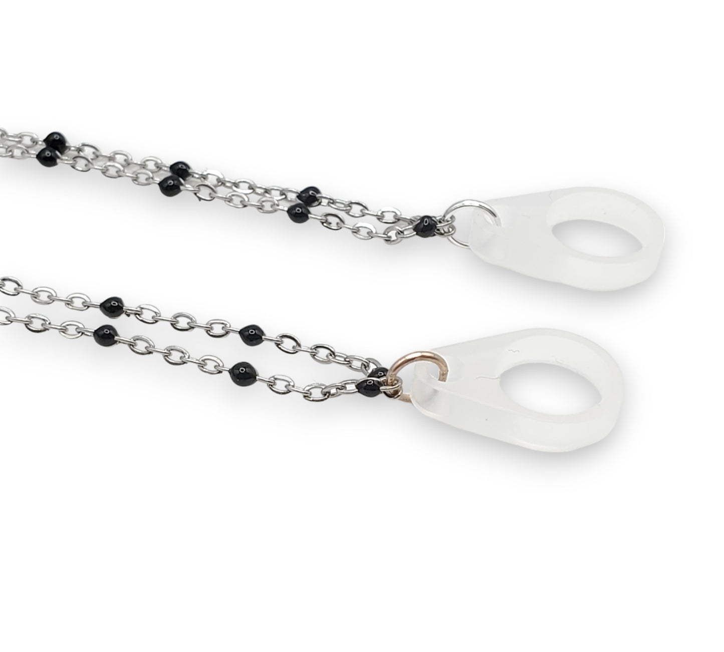 Black Detailed Chain EarLinks - Hearing Aids