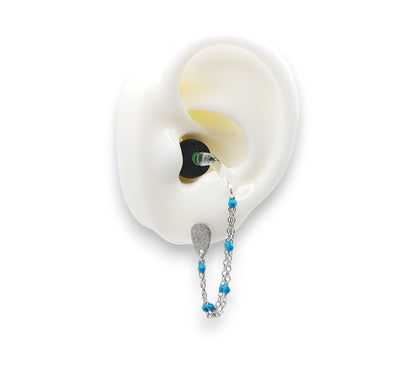 Blue Detailed EarLinks