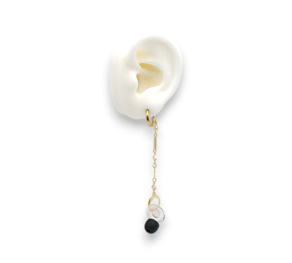 Dainty Gold Pearl EarLinks