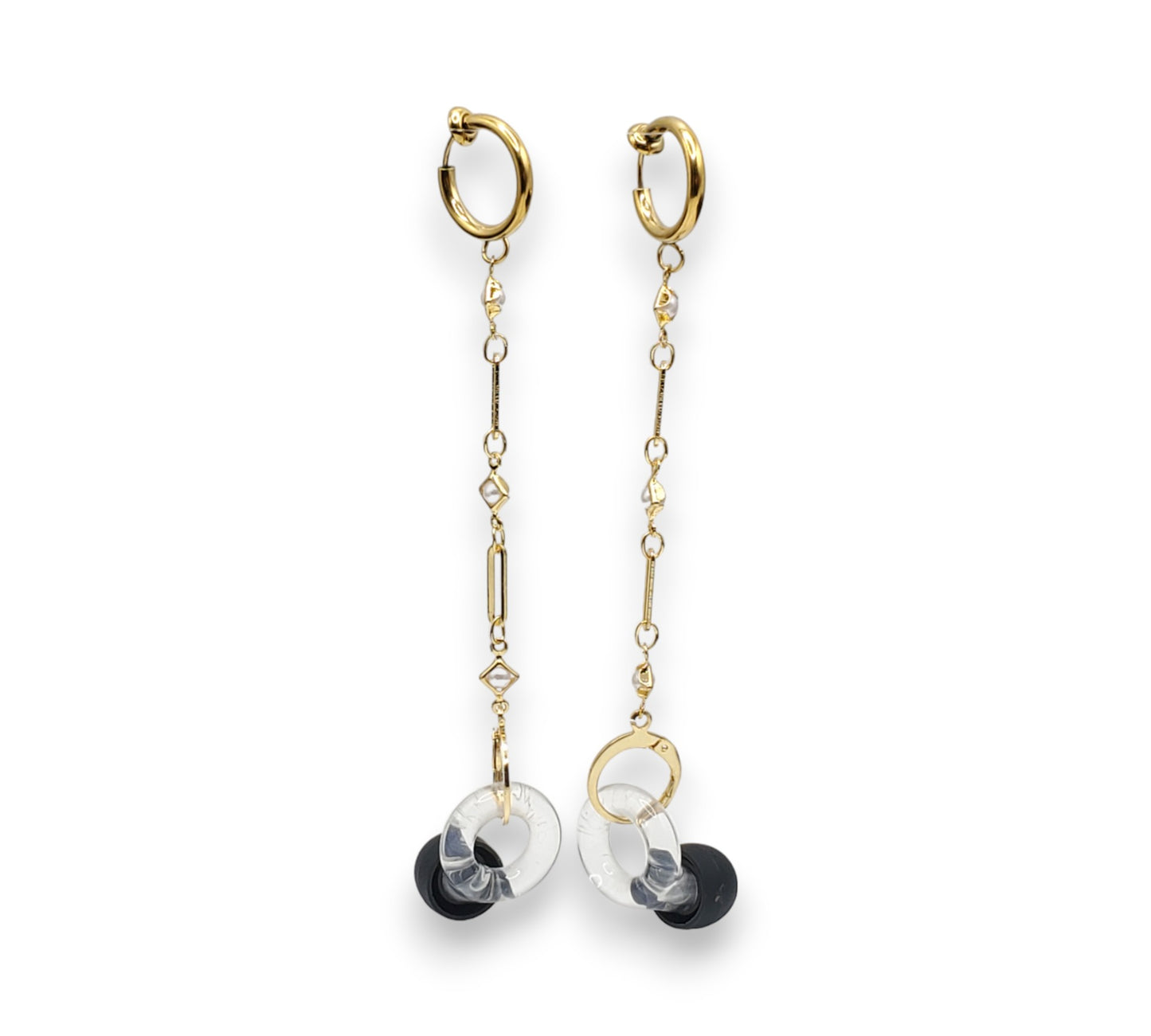 Dainty Gold Pearl EarLinks