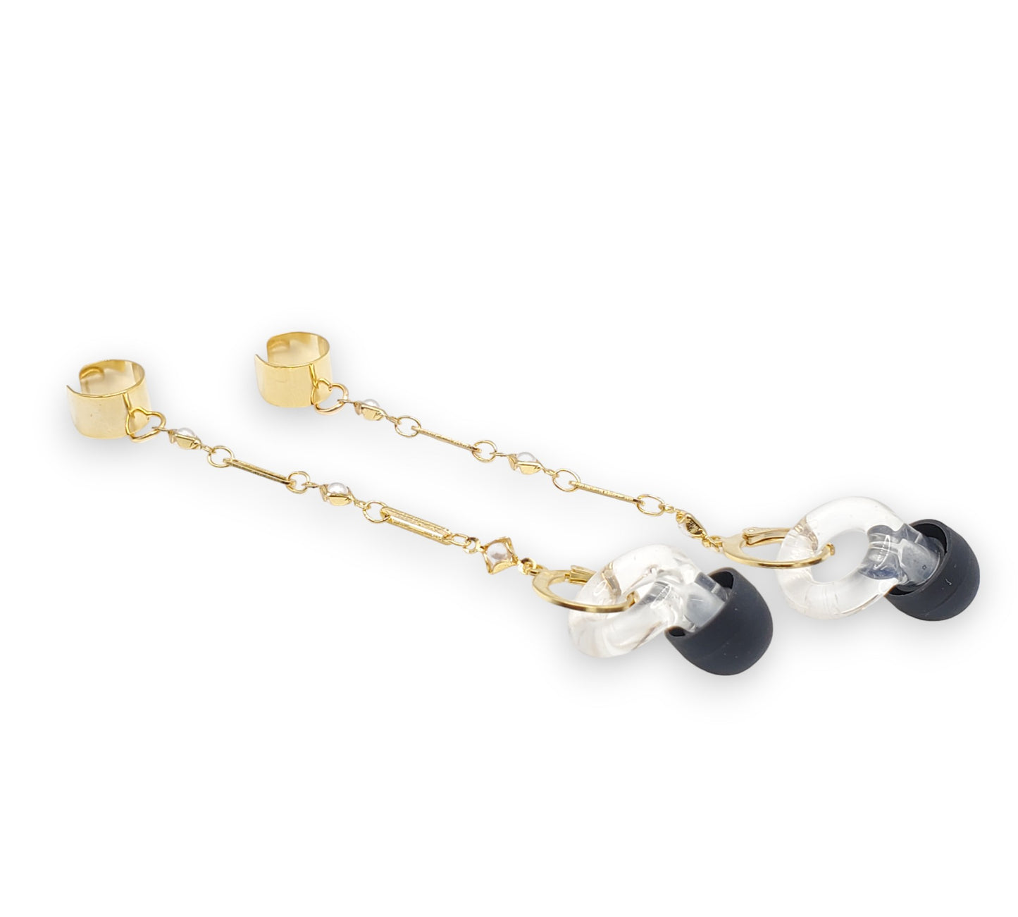 Dainty Gold Pearl EarLinks