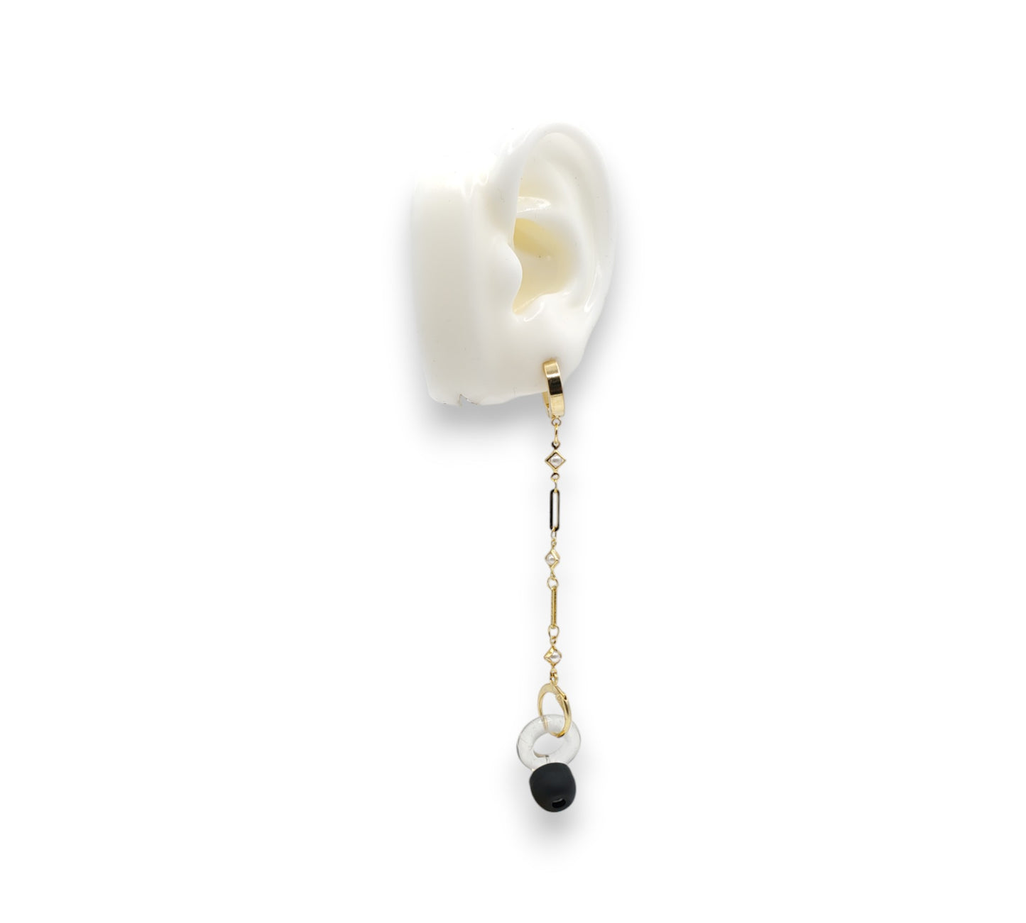 Dainty Gold Pearl EarLinks