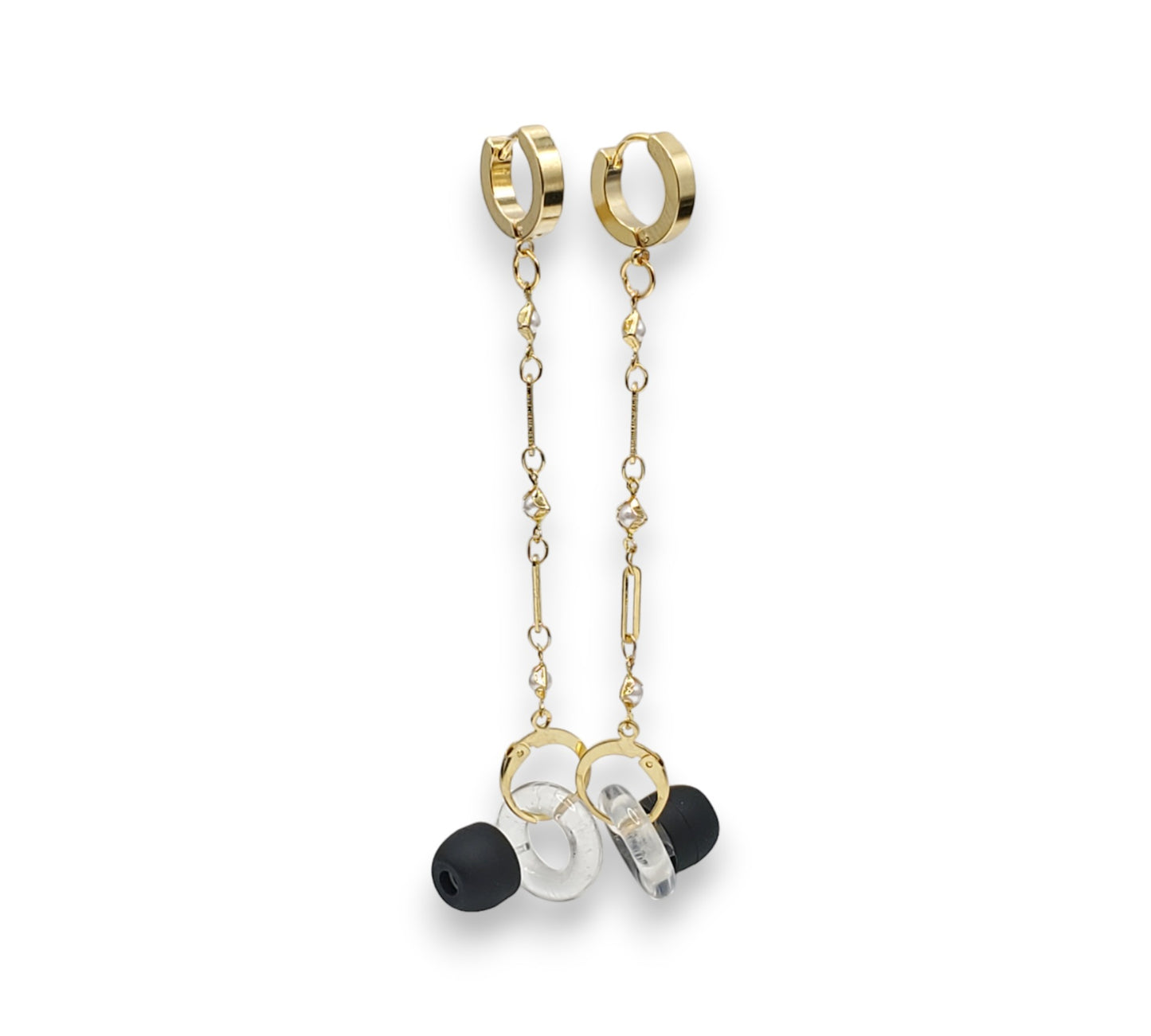 Dainty Gold Pearl EarLinks