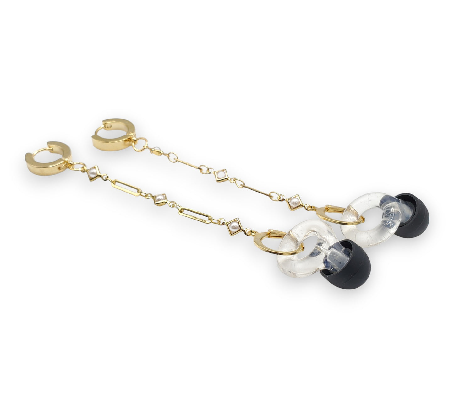 Dainty Gold Pearl EarLinks