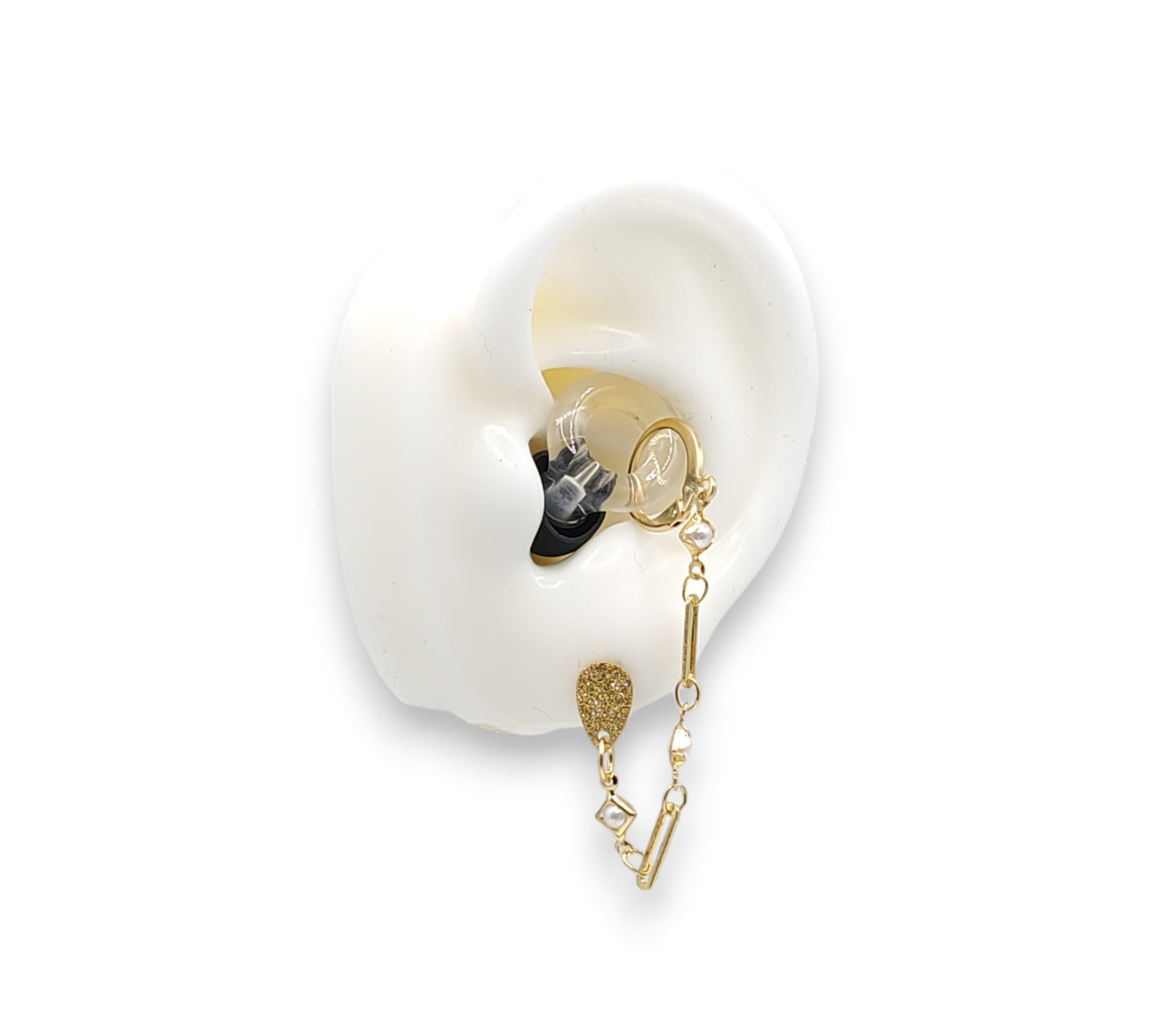 Dainty Gold Pearl EarLinks