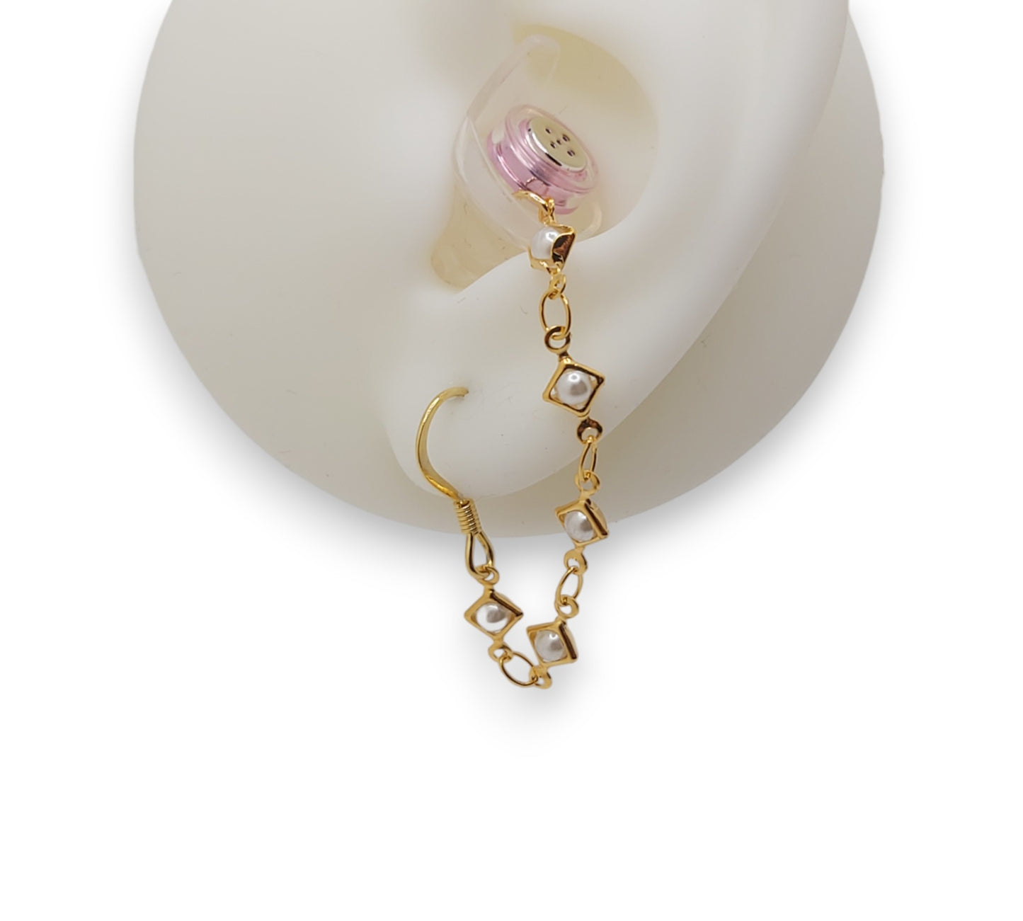 EarLinks de perlas de oro delicado