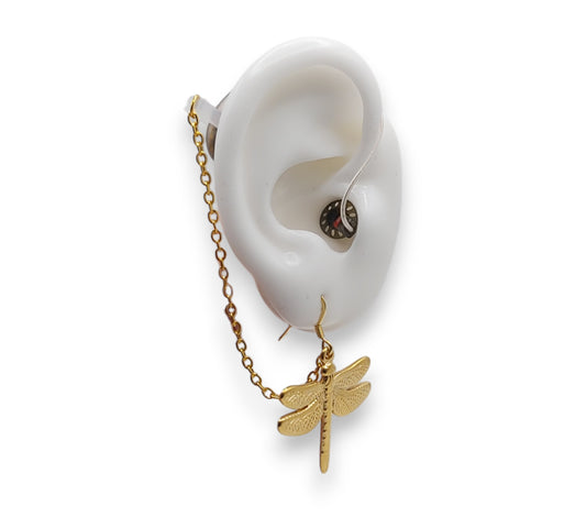 Dragonfly EarLinks (Gold/Silver) - Hearing Aids