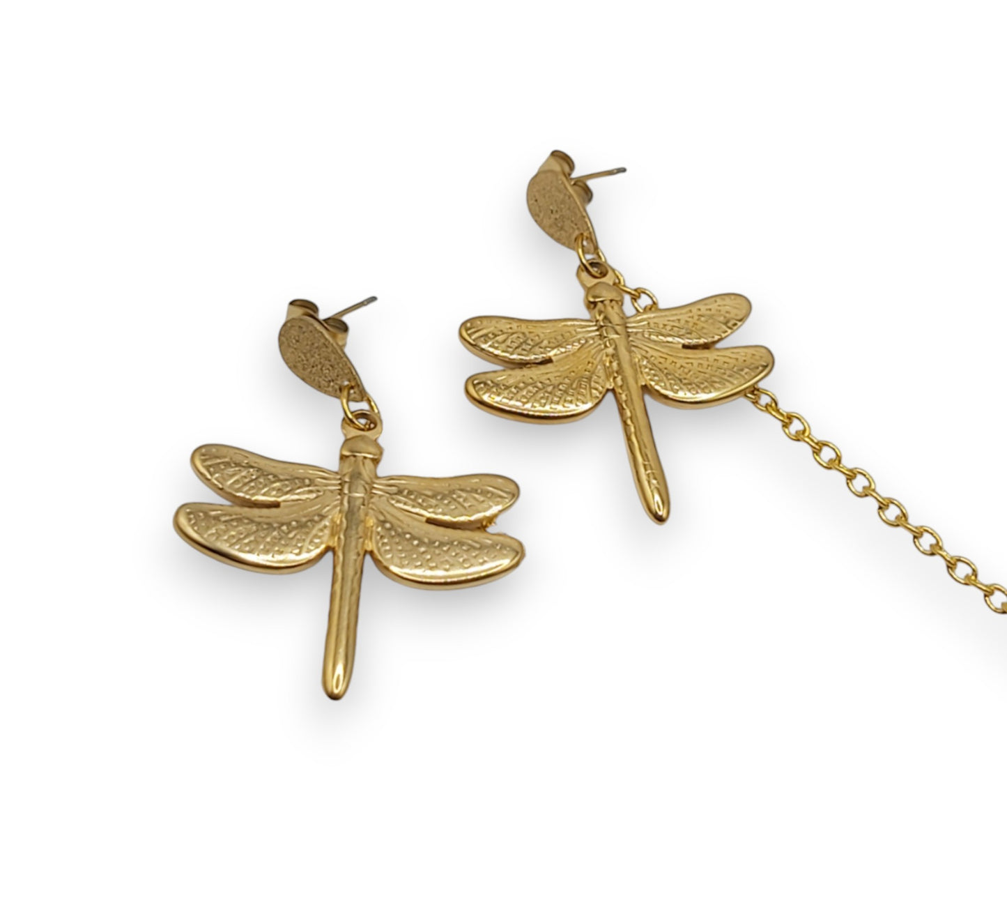 Dragonfly EarLinks (Gold/Silver) - Hearing Aids