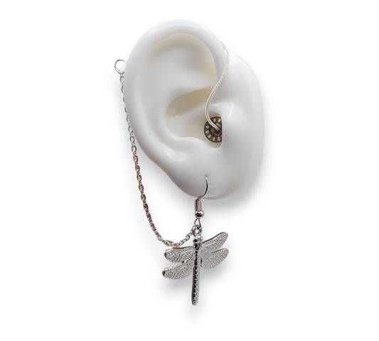 Dragonfly EarLinks (Silver) - Hearing Aids