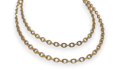 Double Gold EarLink Safety Chain
