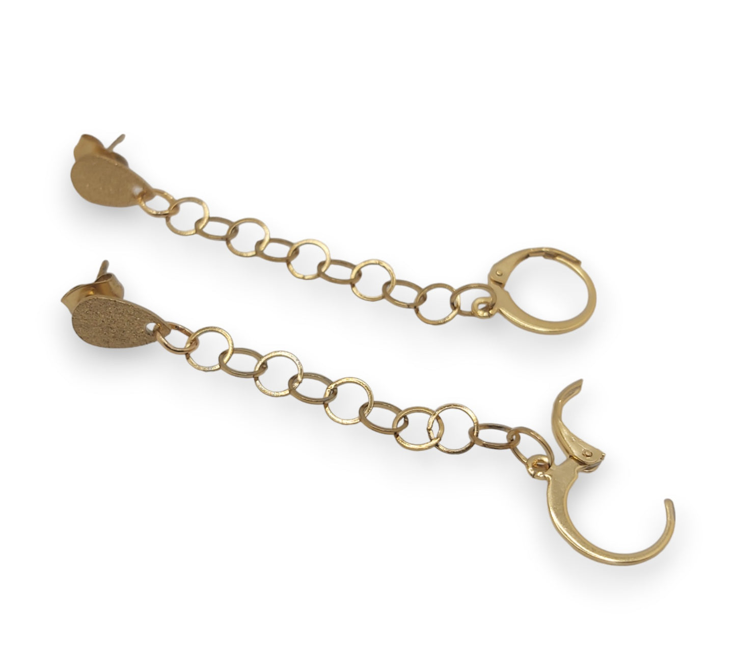Rolo Chain EarLinks (Gold/Silber)