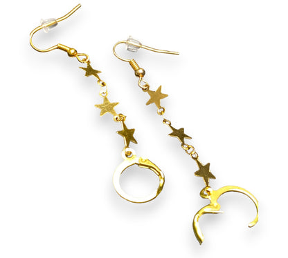 Gold Star Single Chain EarLinks