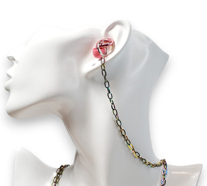 Schillernde EarLink-Halskette