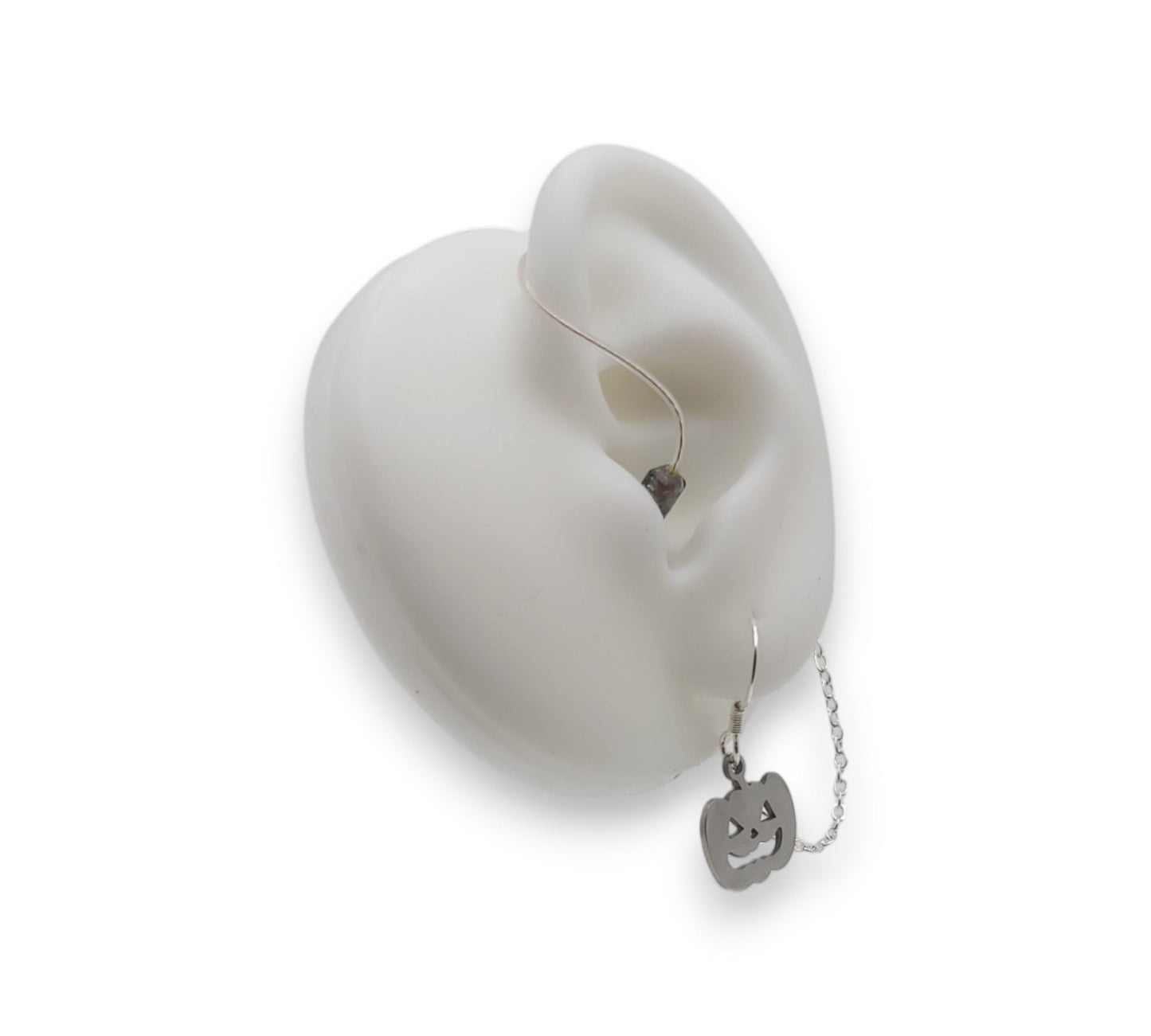 Pumpkin EarLinks (Silver)- Hearing Aids