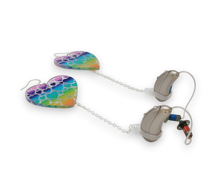Rainbow Heart EarLinks - Hearing Aids