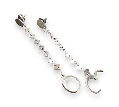 Silver Rhombus EarLinks