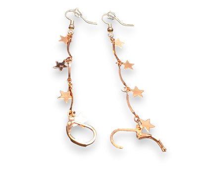 Rose Gold Star EarLinks