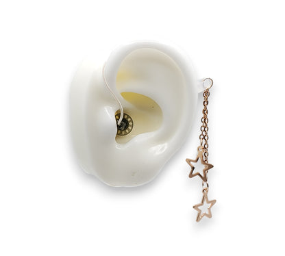 Rose Gold Star EarLinks Pendant