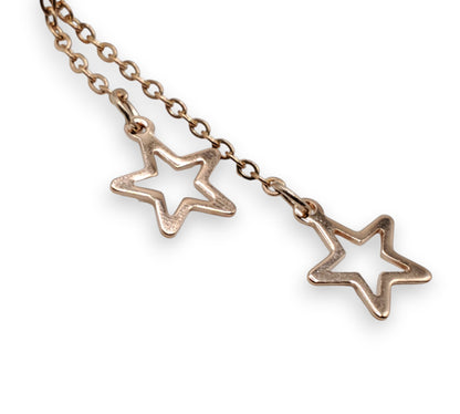 Rose Gold Star EarLinks Pendant