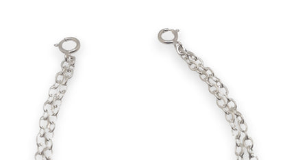 Double Silver EarLink Safety Chain
