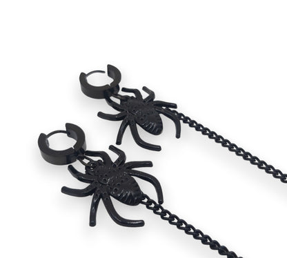 Boucles d'oreilles anti-perte Black Spider pour écouteurs/écouteurs sans fil