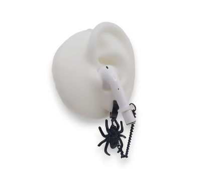 Black Spider Anti-Verlust-Ohrringe für kabellose Ohrhörer/Ohrhörer