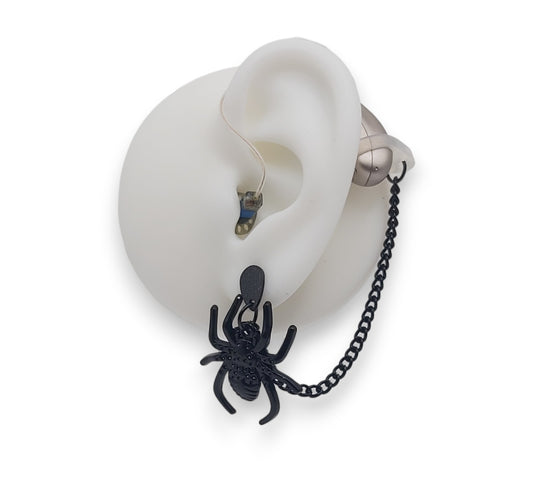 Black Spider EarLinks - Hearing Aids