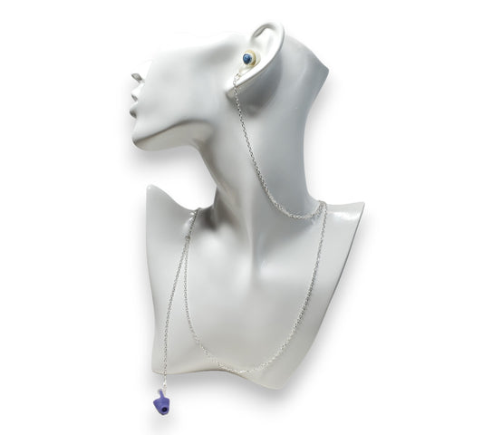 EarLink-Halskette aus 925er-Sterlingsilber