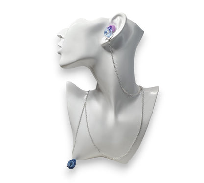 925 Sterling Silver EarLink Necklace
