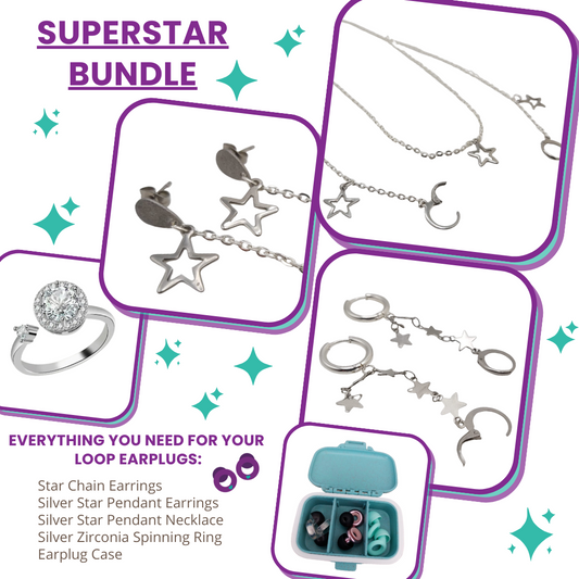 Silver Superstar Bundle - Loop Earplugs