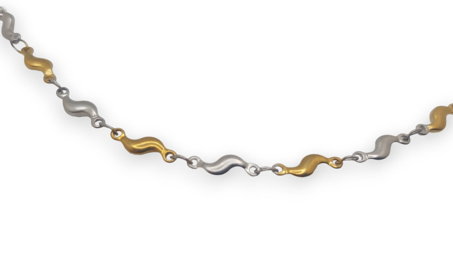 Two Tone EarLink Safety Chain