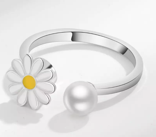 Bague tournante marguerite