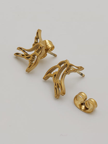 Surgical Steel Swallow Stud Earrings