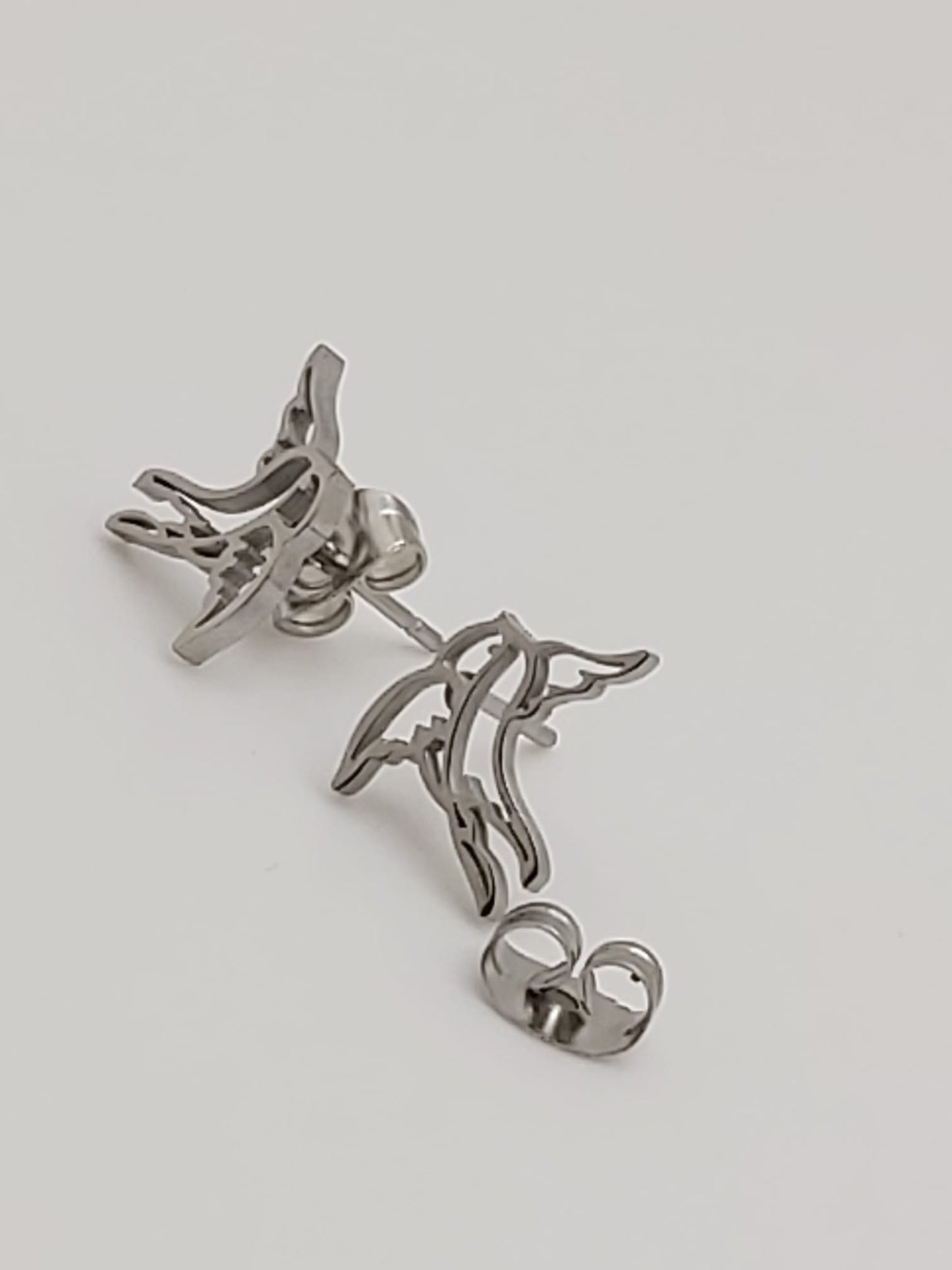 Surgical Steel Swallow Stud Earrings